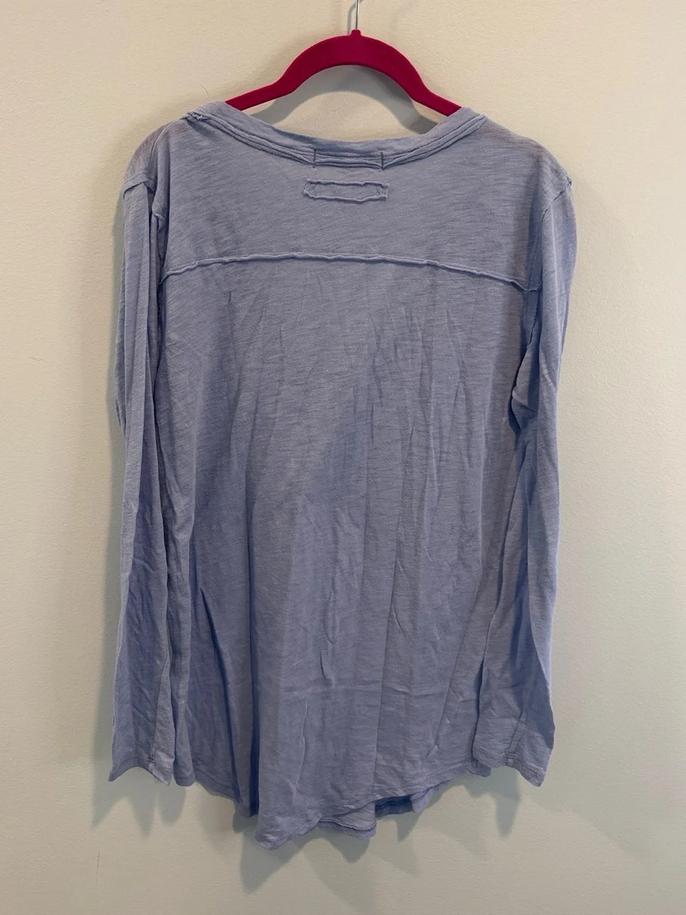Free People We The Free “Betty” long sleeve in Heathered Blue S